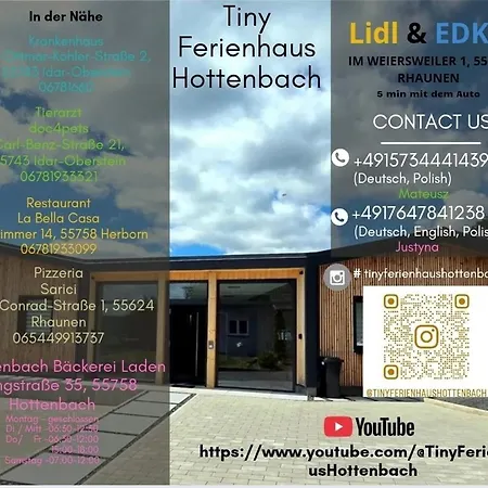 Hunsruecker Tiny Ferien L Tatil Evi *